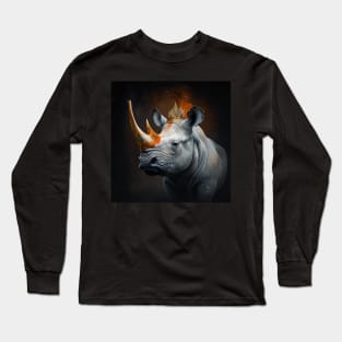 The Rhino King Long Sleeve T-Shirt